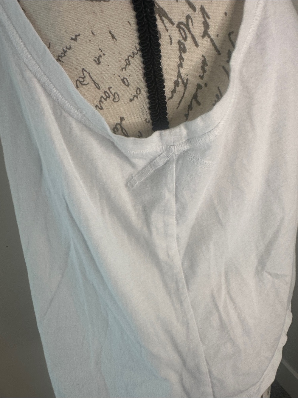 Free People Movement White Sleeveless Graphic Tank Top - Movement Print M - Picture 3 of 4
